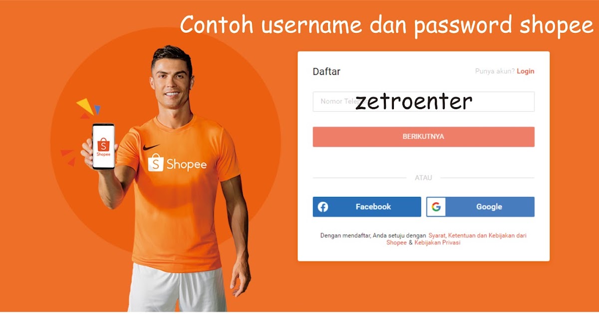 Detail Contoh Username Dan Password Nomer 5