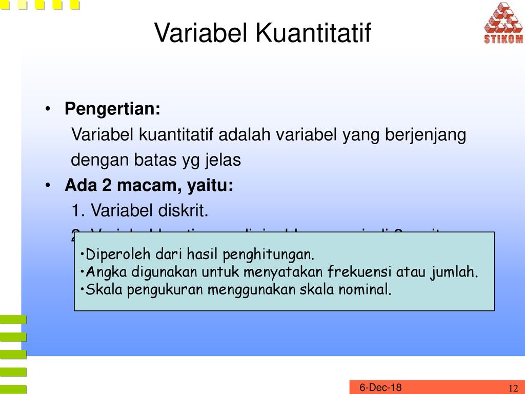 Detail Contoh Variabel Kuantitatif Nomer 2