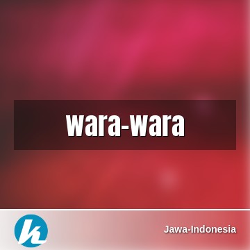 Detail Contoh Wara Wara Bahasa Jawa Nomer 32