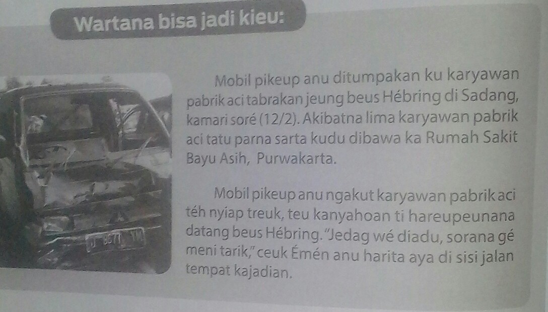 Detail Contoh Warta Bahasa Sunda Nomer 12