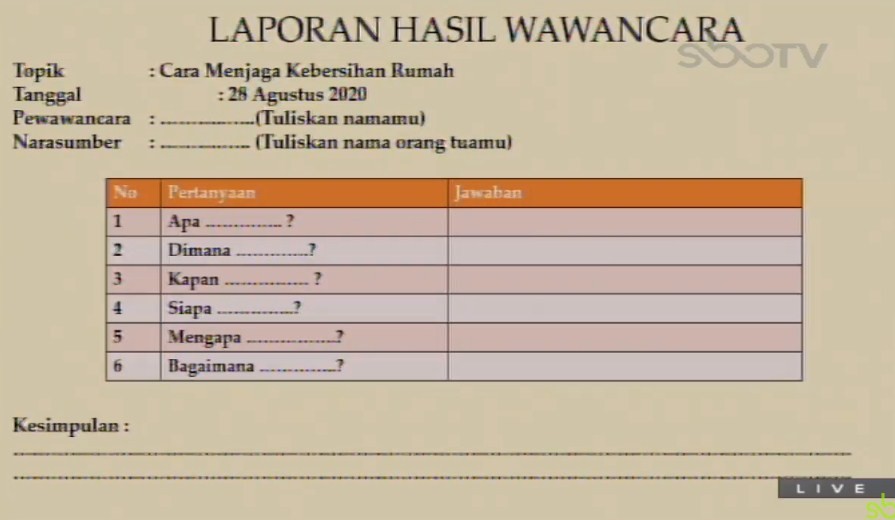 Detail Contoh Wawancara Anak Kepada Orang Tua Nomer 26