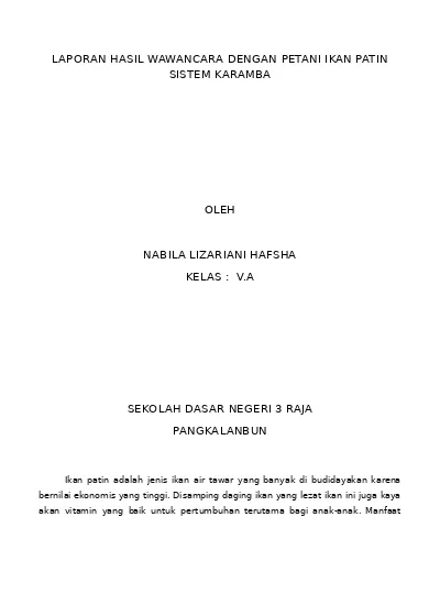 Detail Contoh Wawancara Dengan Petani Nomer 31