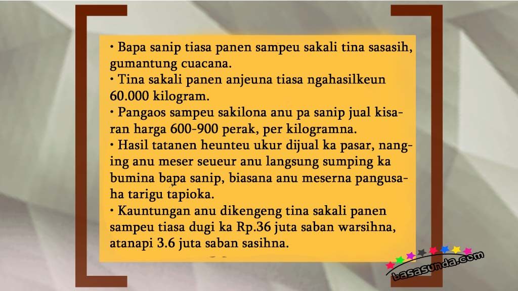 Detail Contoh Wawancara Dengan Petani Nomer 32