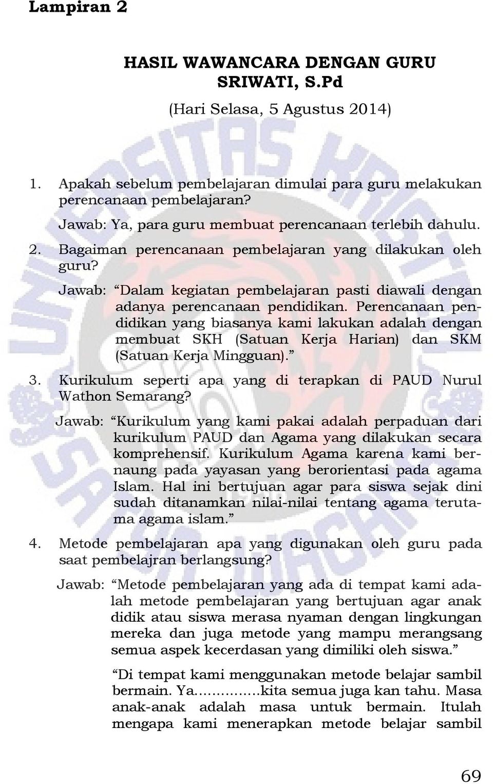 Detail Contoh Wawancara Perkembangan Anak Nomer 30