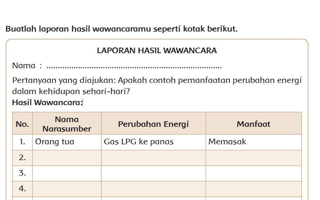 Detail Contoh Wawancara Tentang Sumber Energi Nomer 11