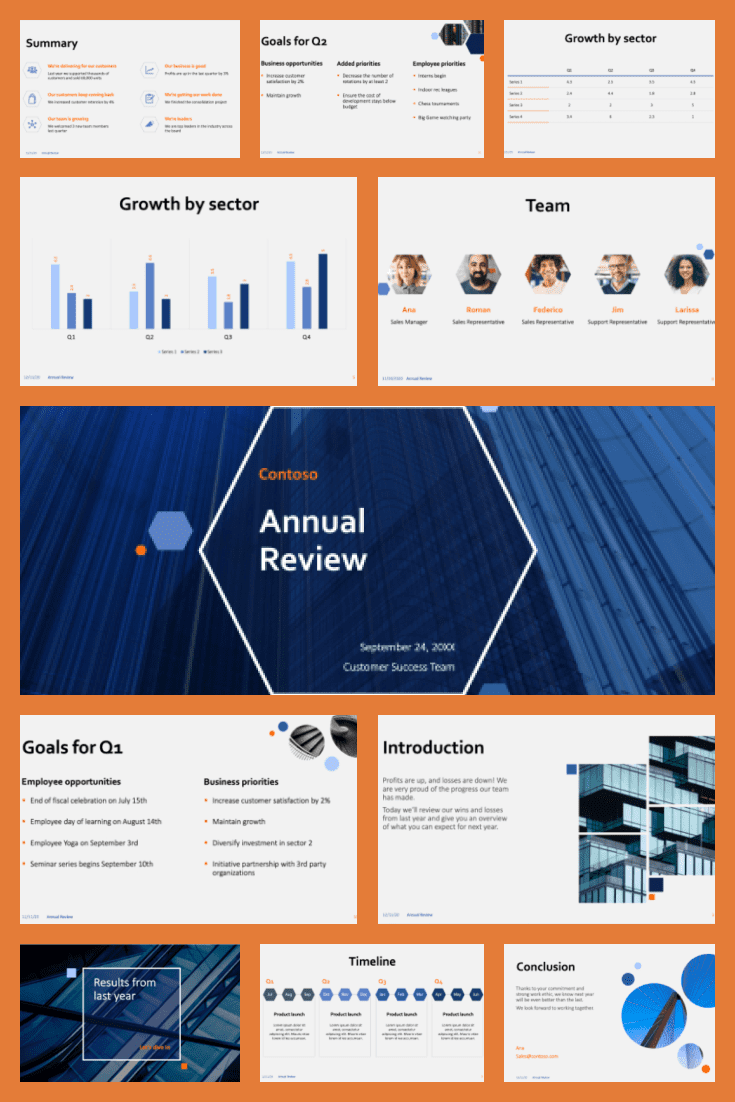 Detail Contoso Template Ppt Nomer 44