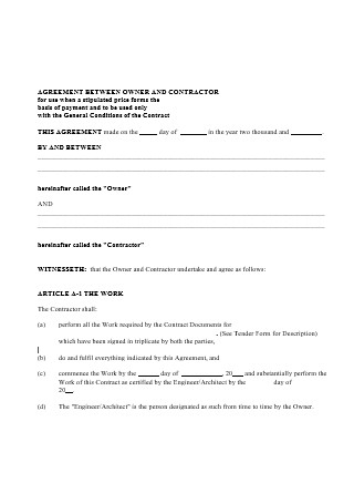 Detail Contract Agreement Template Between Two Parties Nomer 30