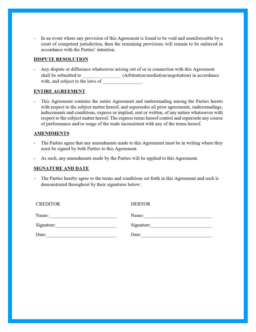 Detail Contract Agreement Template Between Two Parties Nomer 40