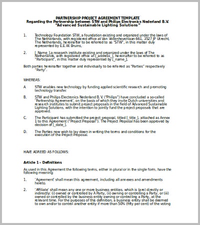 Detail Contract Agreement Template Between Two Parties Nomer 7