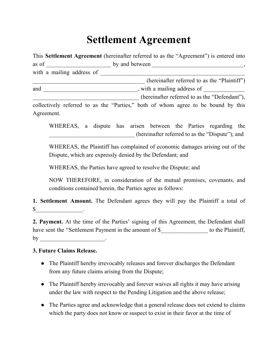 Detail Contract Between Two Parties Template Nomer 50