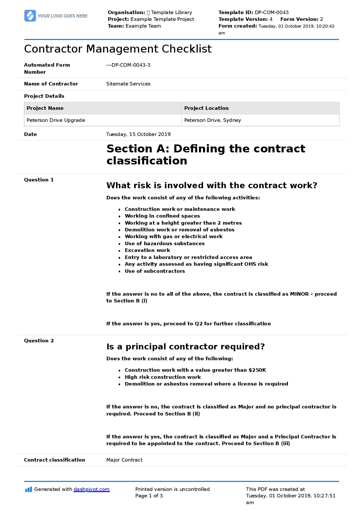 Detail Contract Management Template Nomer 27