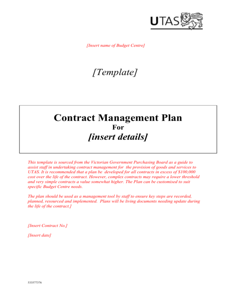Detail Contract Management Template Nomer 33
