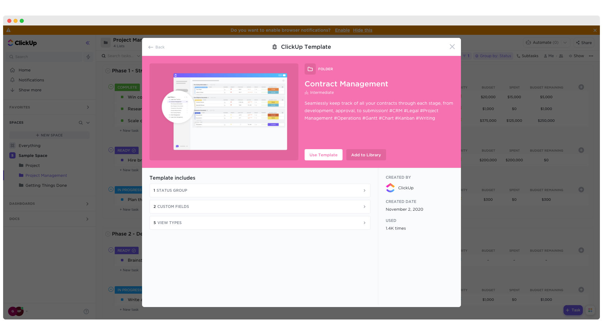 Detail Contract Management Template Nomer 44