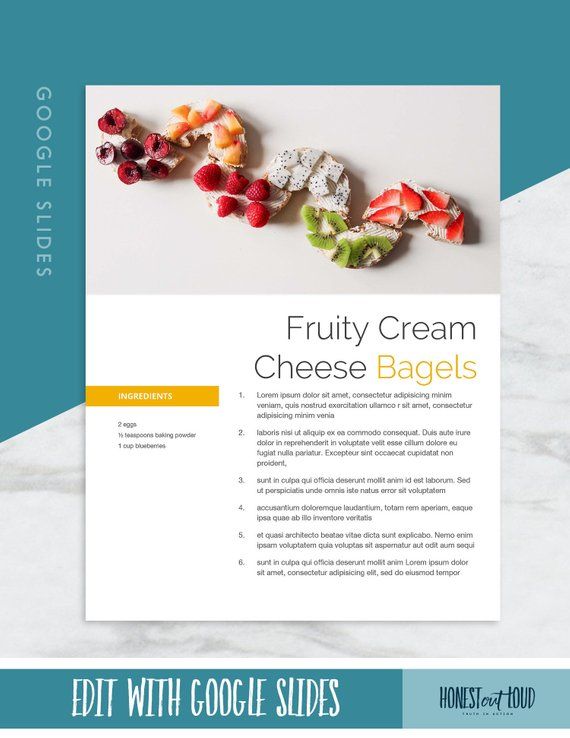 Detail Cookbook Template Google Docs Nomer 2