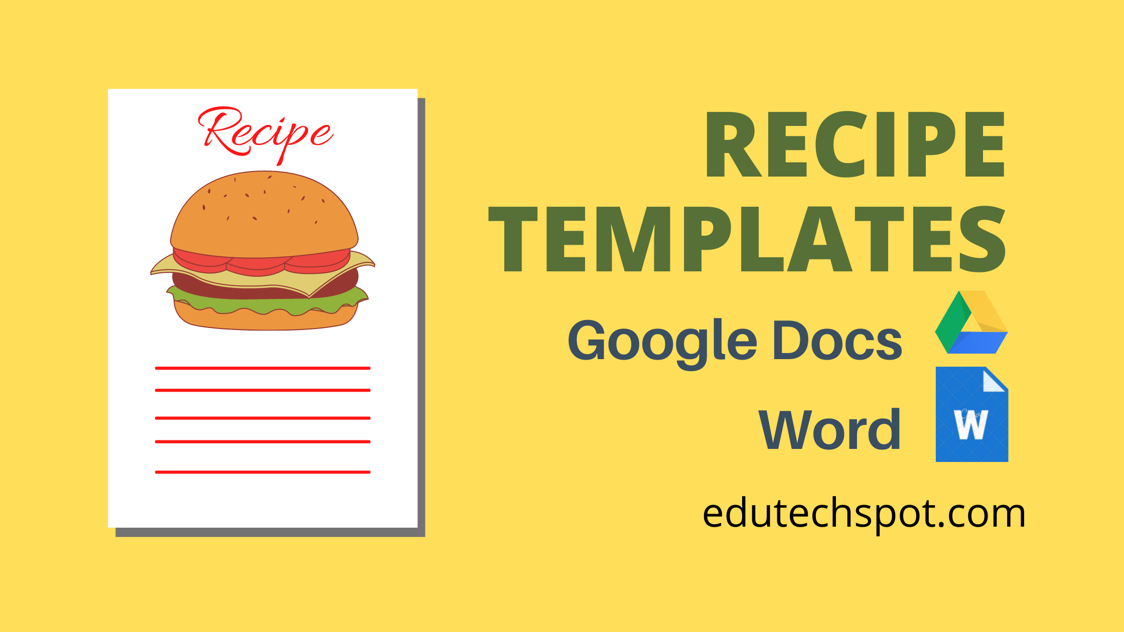 Detail Cookbook Template Google Docs Nomer 12