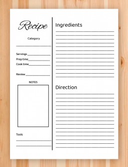 Detail Cookbook Template Google Docs Nomer 16