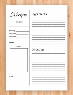 Detail Cookbook Template Google Docs Nomer 16