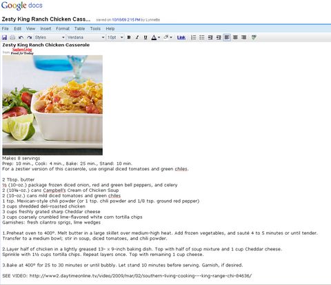 Detail Cookbook Template Google Docs Nomer 18