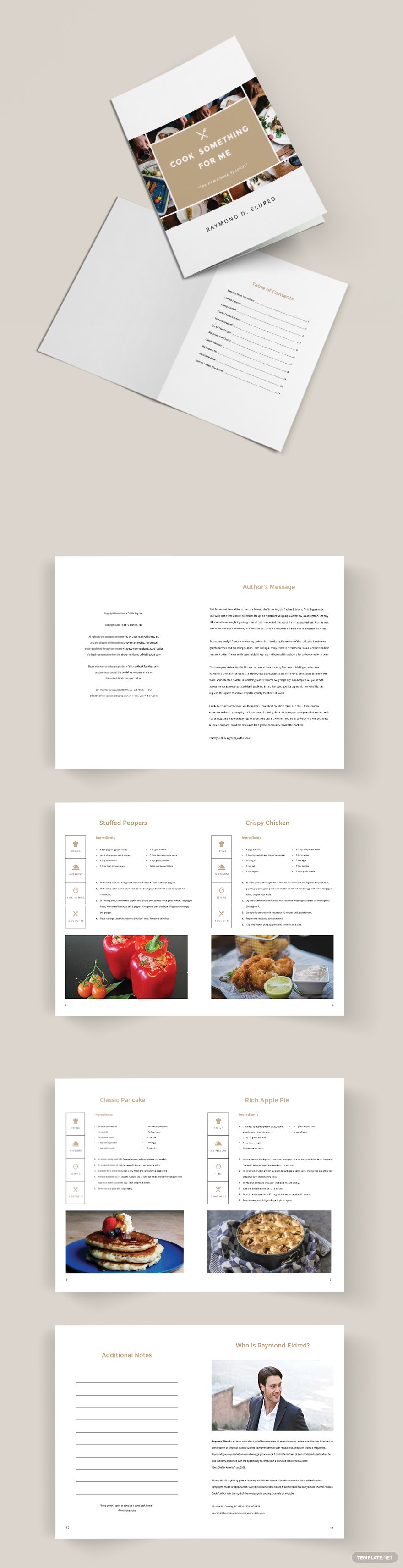 Detail Cookbook Template Google Docs Nomer 21