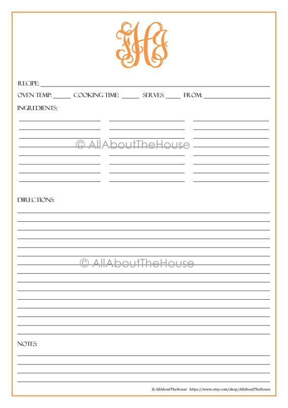 Detail Cookbook Template Google Docs Nomer 25