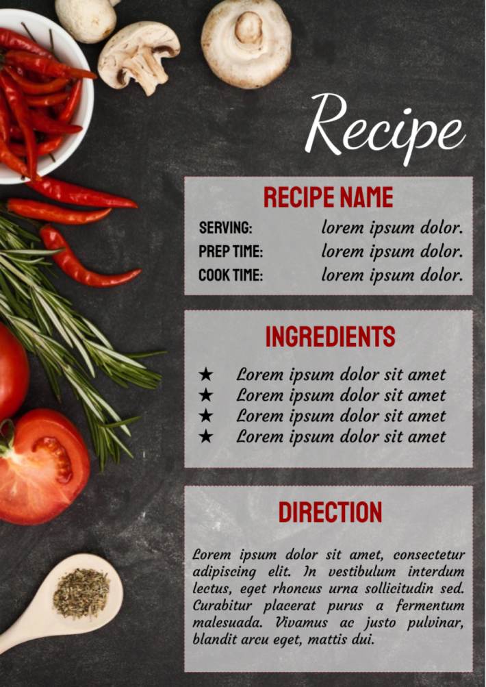 Detail Cookbook Template Google Docs Nomer 31