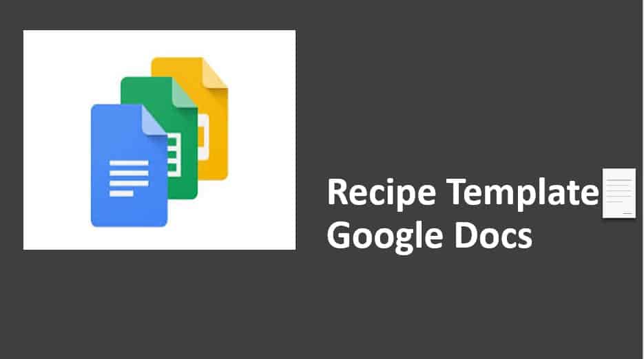 Detail Cookbook Template Google Docs Nomer 42