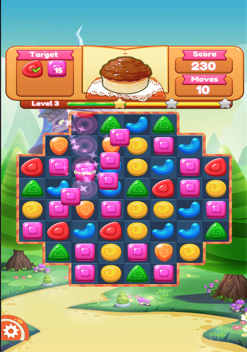 Detail Cookie Blast Mania Match 3 Template Nomer 4