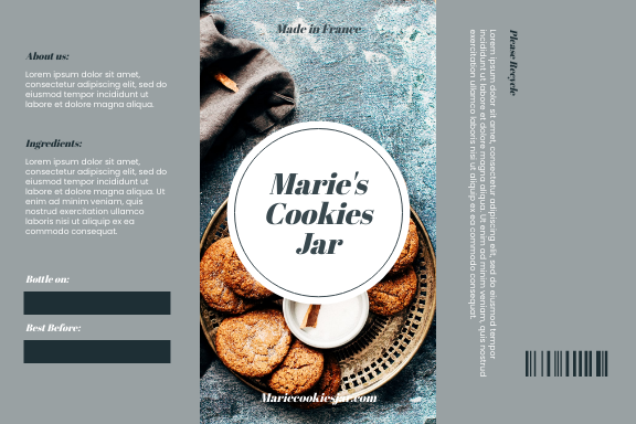 Detail Cookie Labels Template Nomer 24