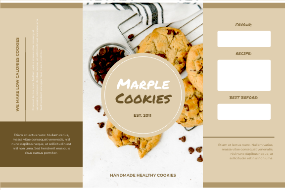 Detail Cookie Labels Template Nomer 5