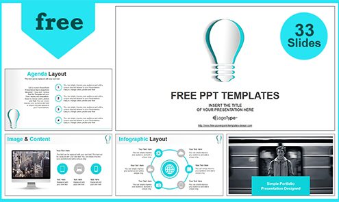 Detail Cool Template Powerpoint Free Nomer 2