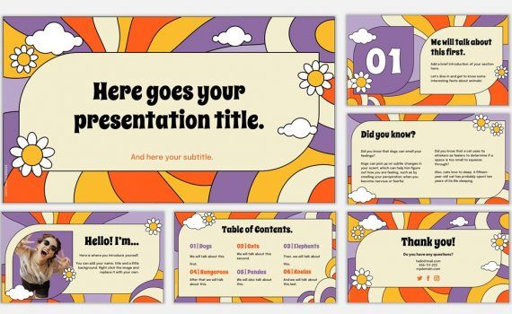 Detail Cool Template Powerpoint Free Nomer 36