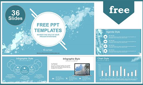 Detail Cool Template Powerpoint Free Nomer 45