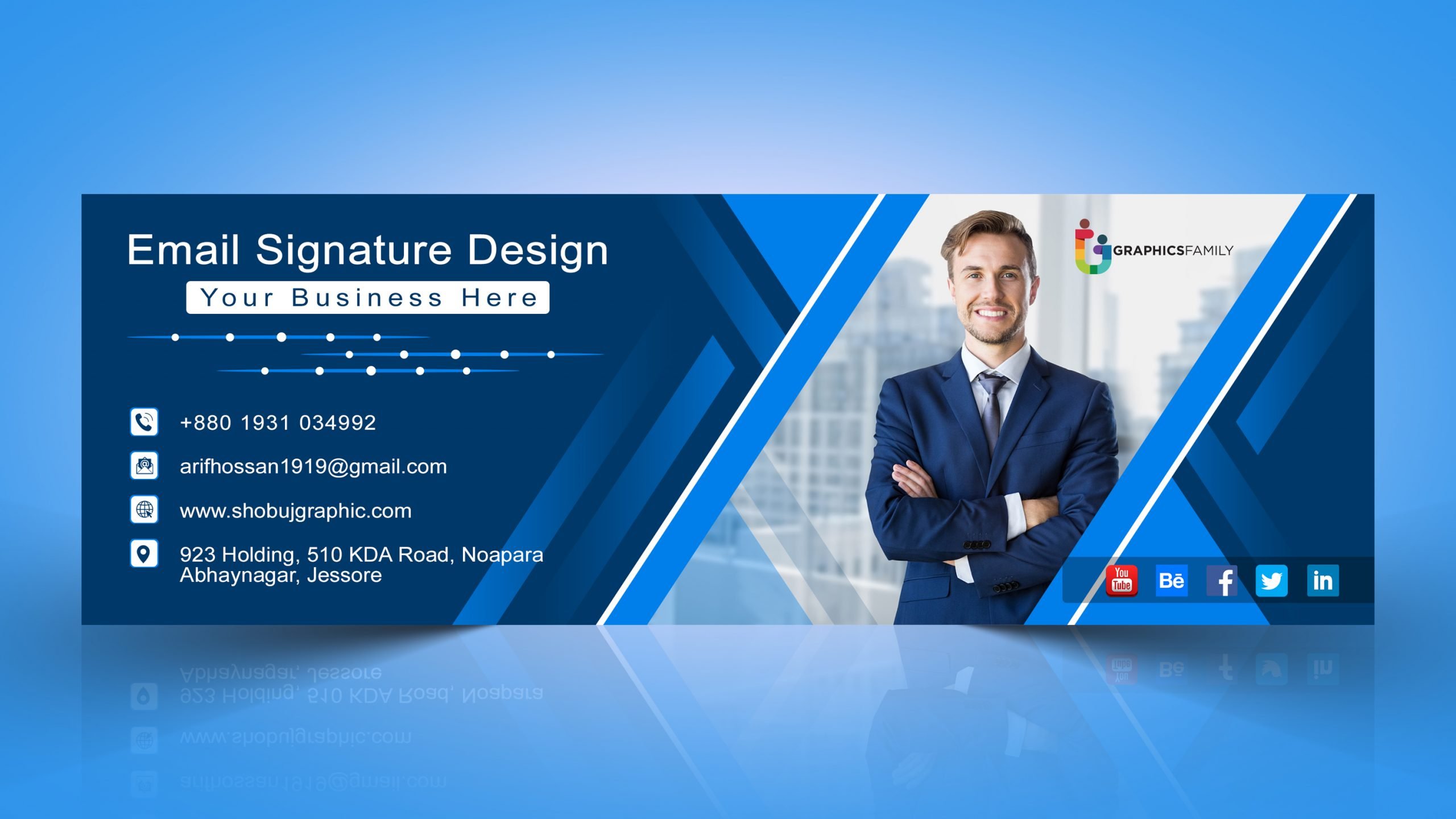 Detail Corporate Email Signature Template Nomer 14