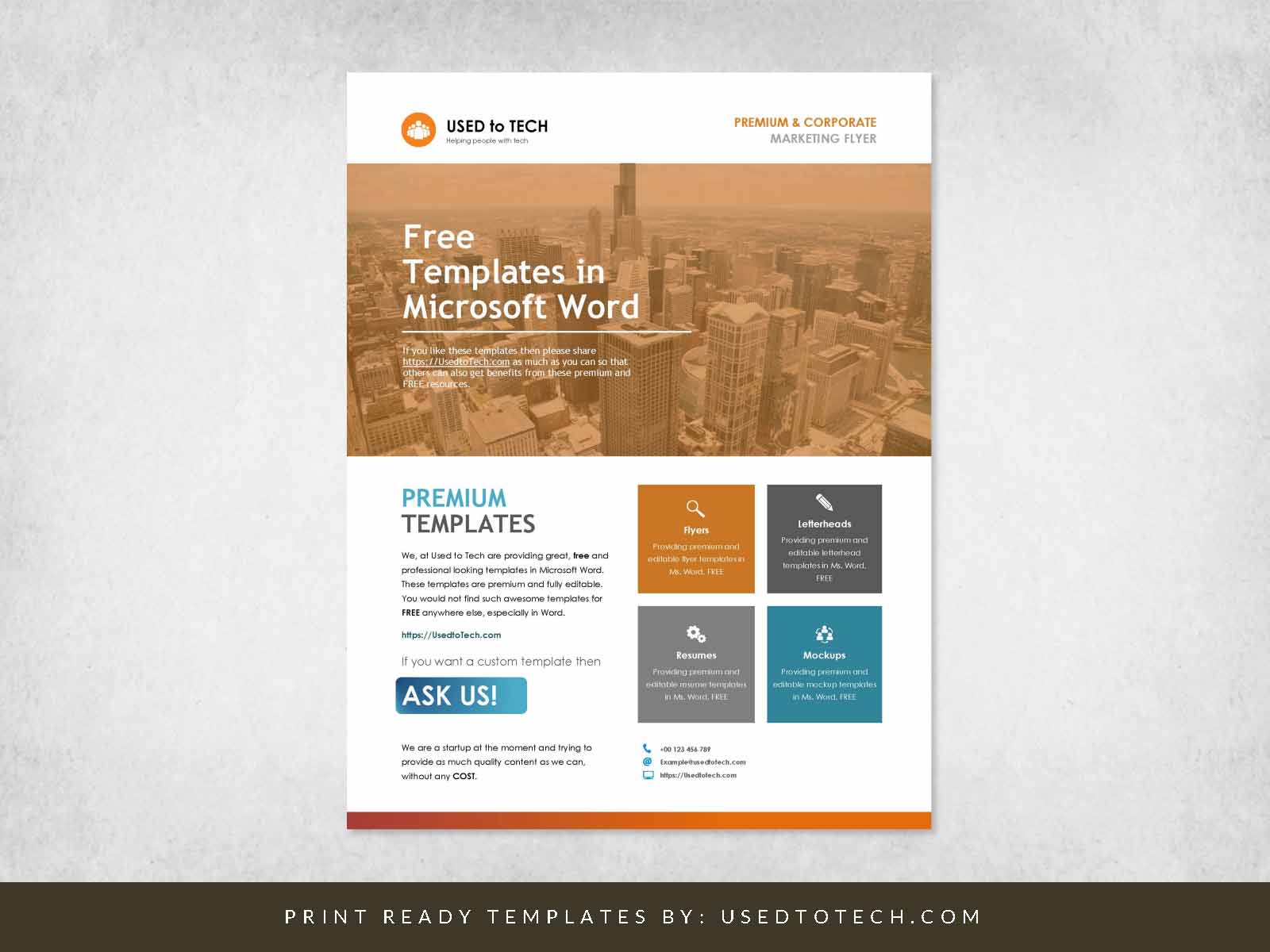 Detail Corporate Flyer Template Nomer 43