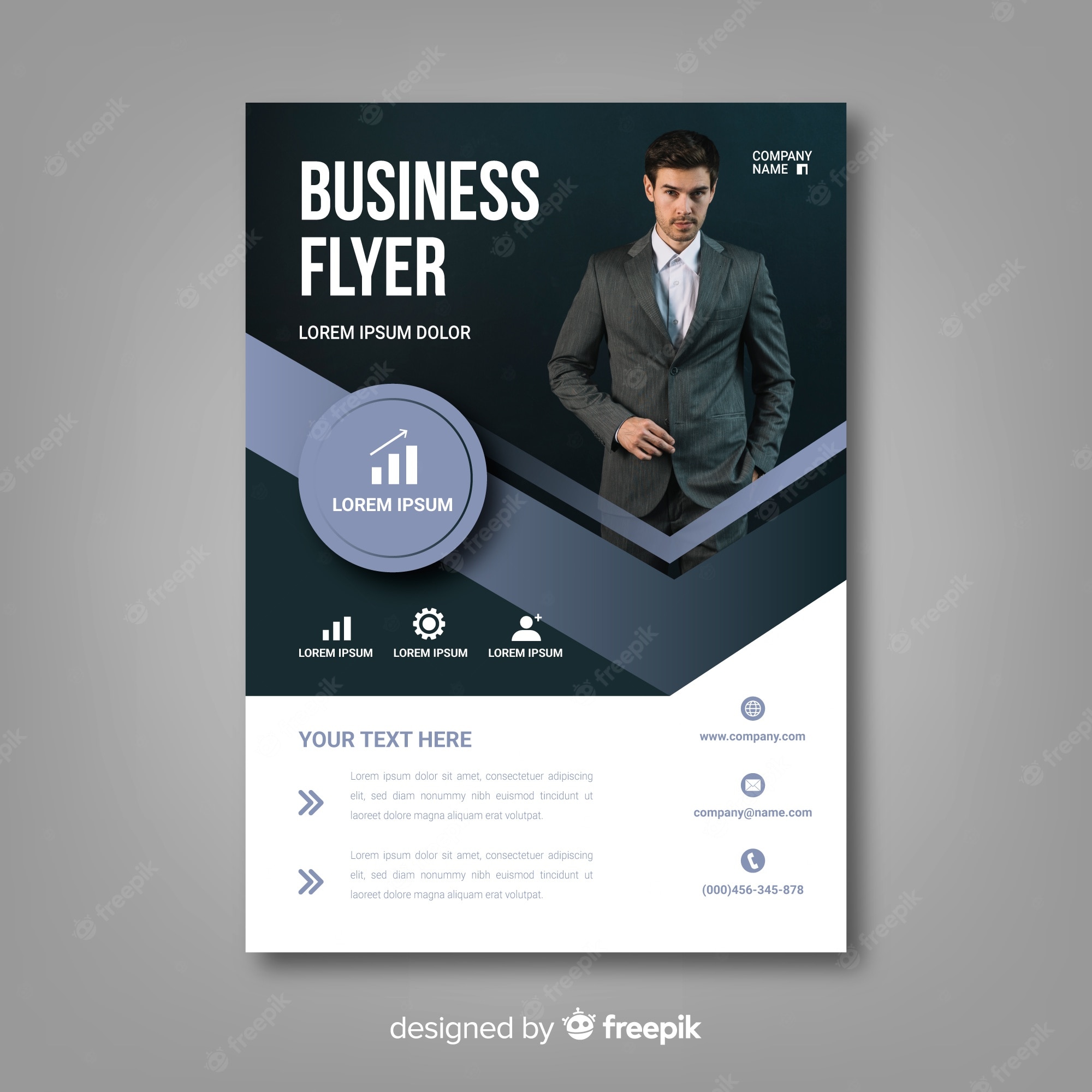 Detail Corporate Flyer Template Nomer 10