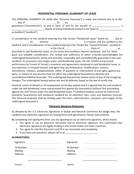 Detail Corporate Guarantee Template Nomer 51