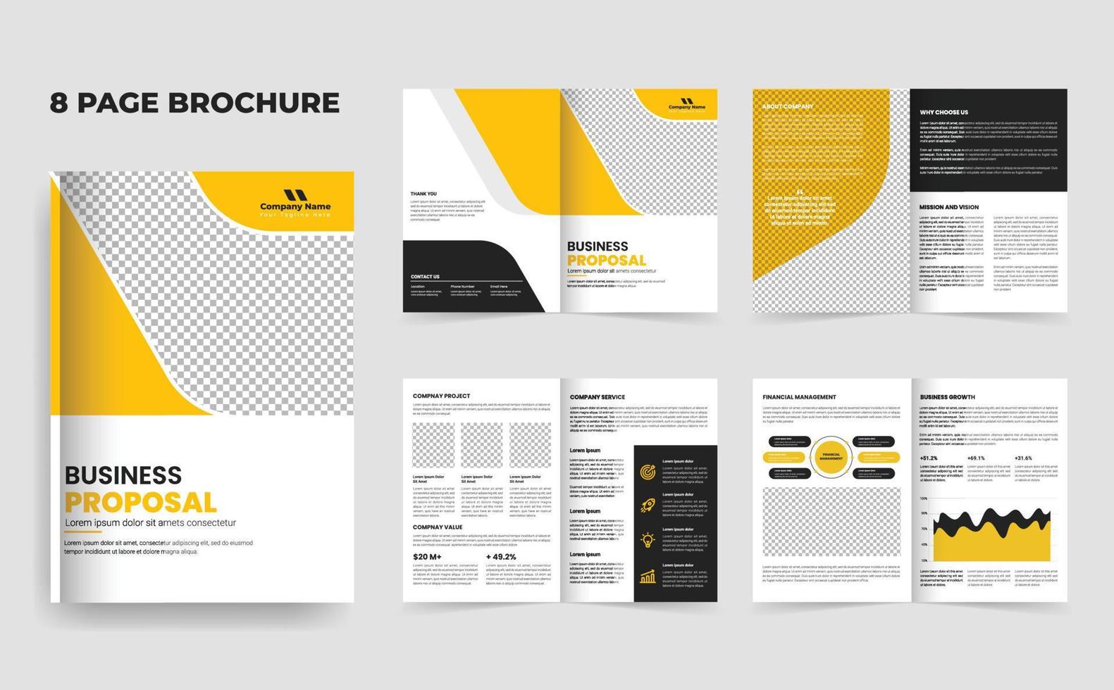 Detail Corporate Proposal Template Nomer 40