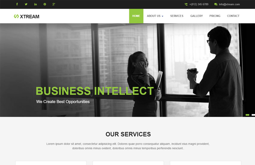 Detail Corporate Template Html Nomer 35