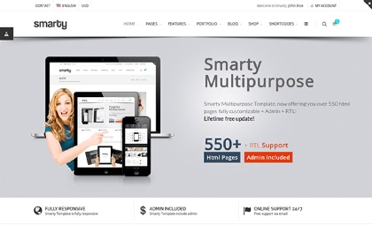 Detail Corporate Template Html Nomer 36