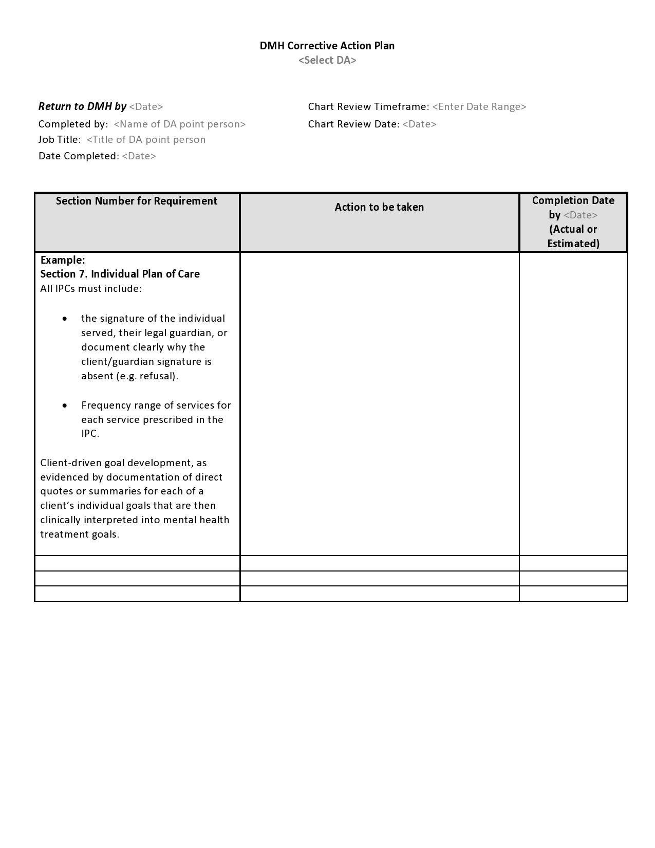 Detail Corrective Action Report Template Excel Nomer 9