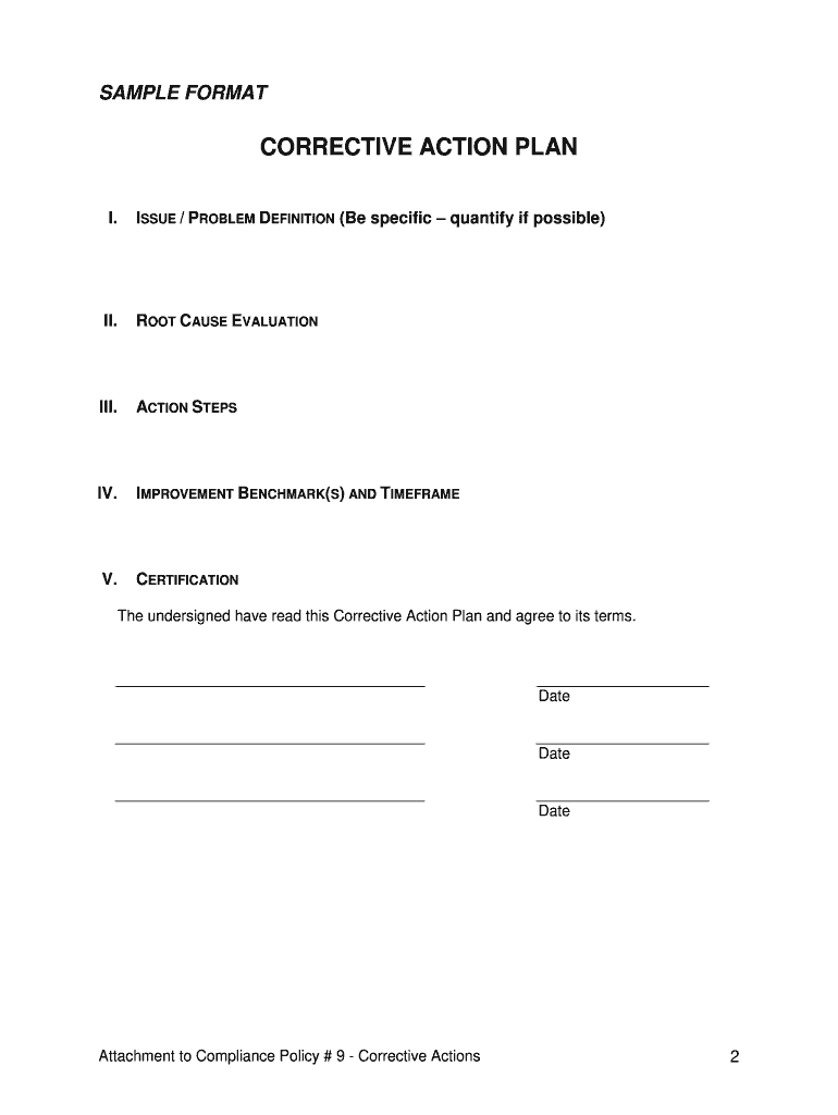 Detail Corrective Action Template Excel Nomer 19