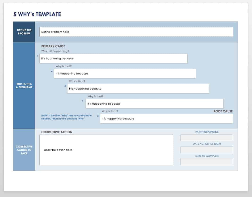 Detail Corrective And Preventive Action Template Nomer 7