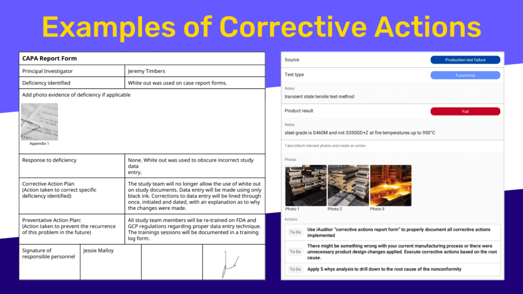 Detail Corrective And Preventive Action Template Nomer 10