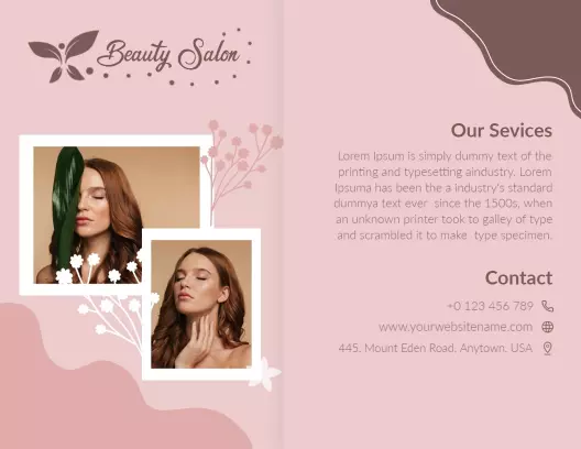 Detail Cosmetics Brochure Template Nomer 56