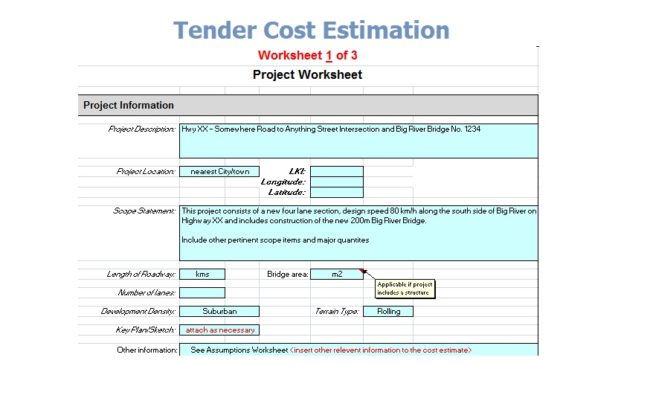 Detail Cost Estimate Template Excel Nomer 40