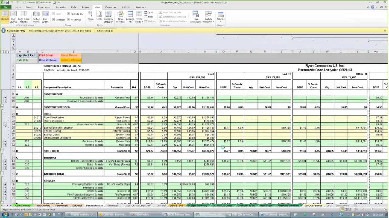 Detail Cost Estimate Template Excel Nomer 8