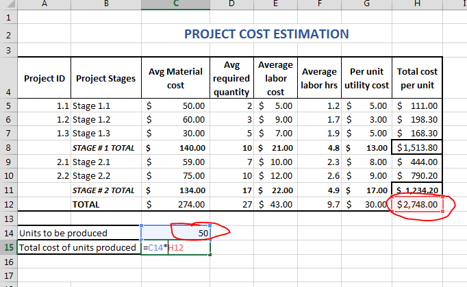 Detail Cost Estimate Template Excel Nomer 10