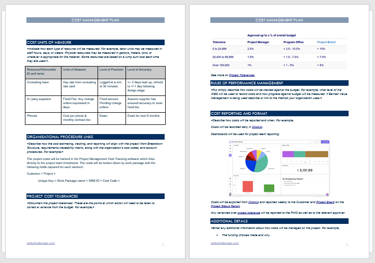 Cost Management Template - KibrisPDR