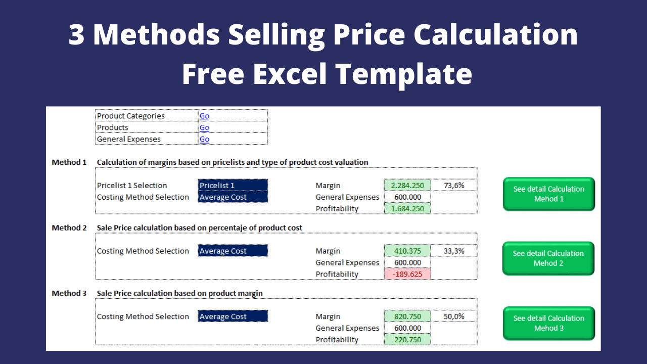 Detail Costing Template Excel Nomer 26