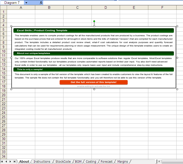 Detail Costing Template Excel Nomer 35